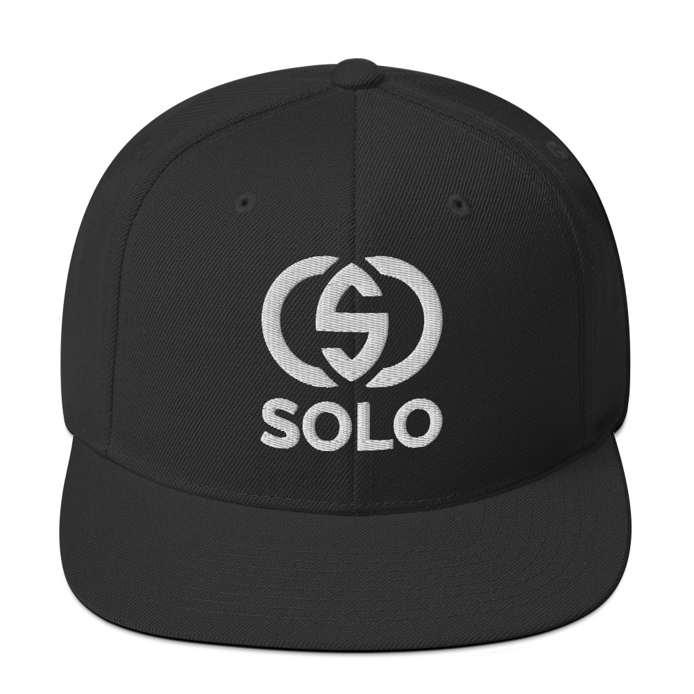 Snapback Hat | SOLO Logo Flat