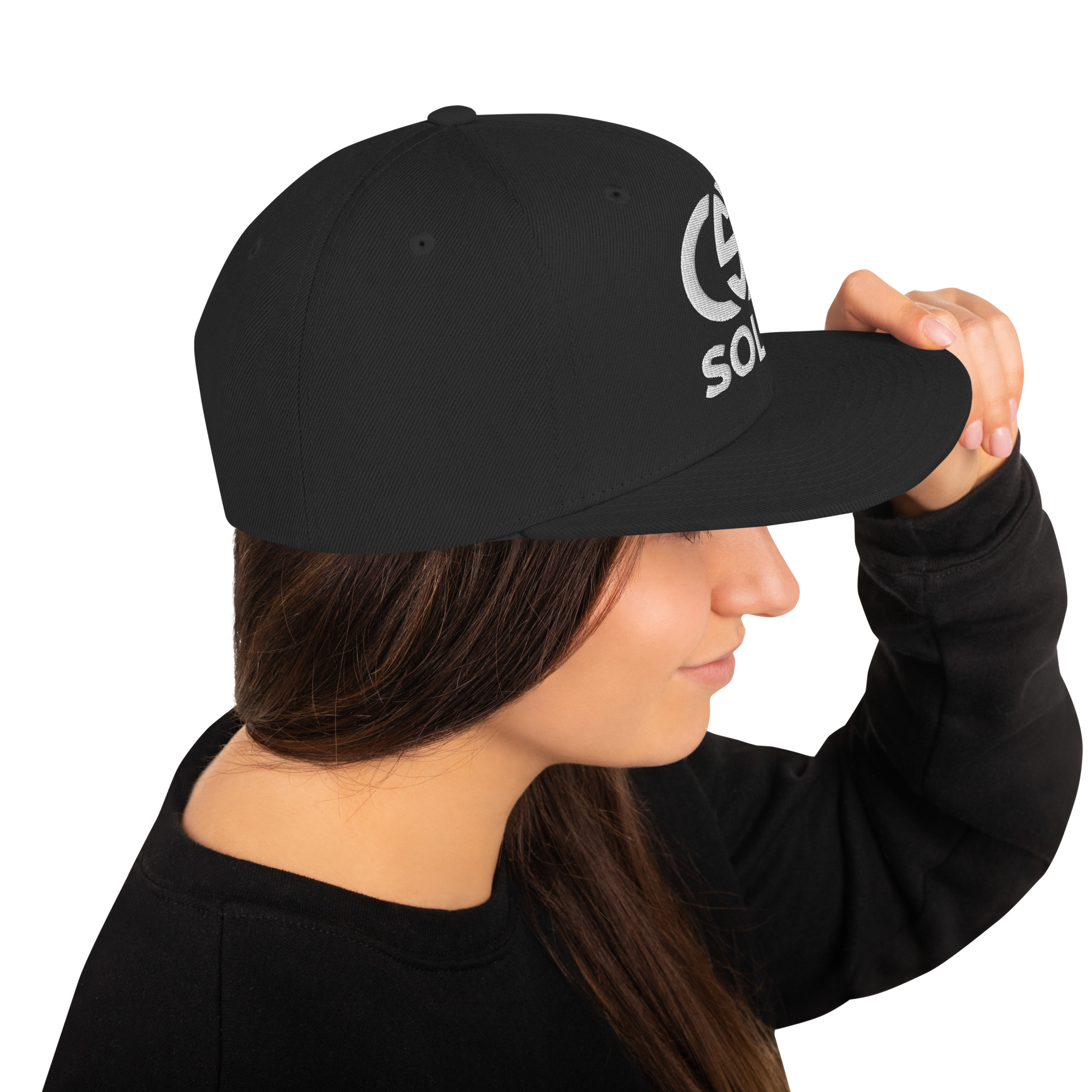 Snapback Hat | SOLO Logo 3D Puff - Image 5