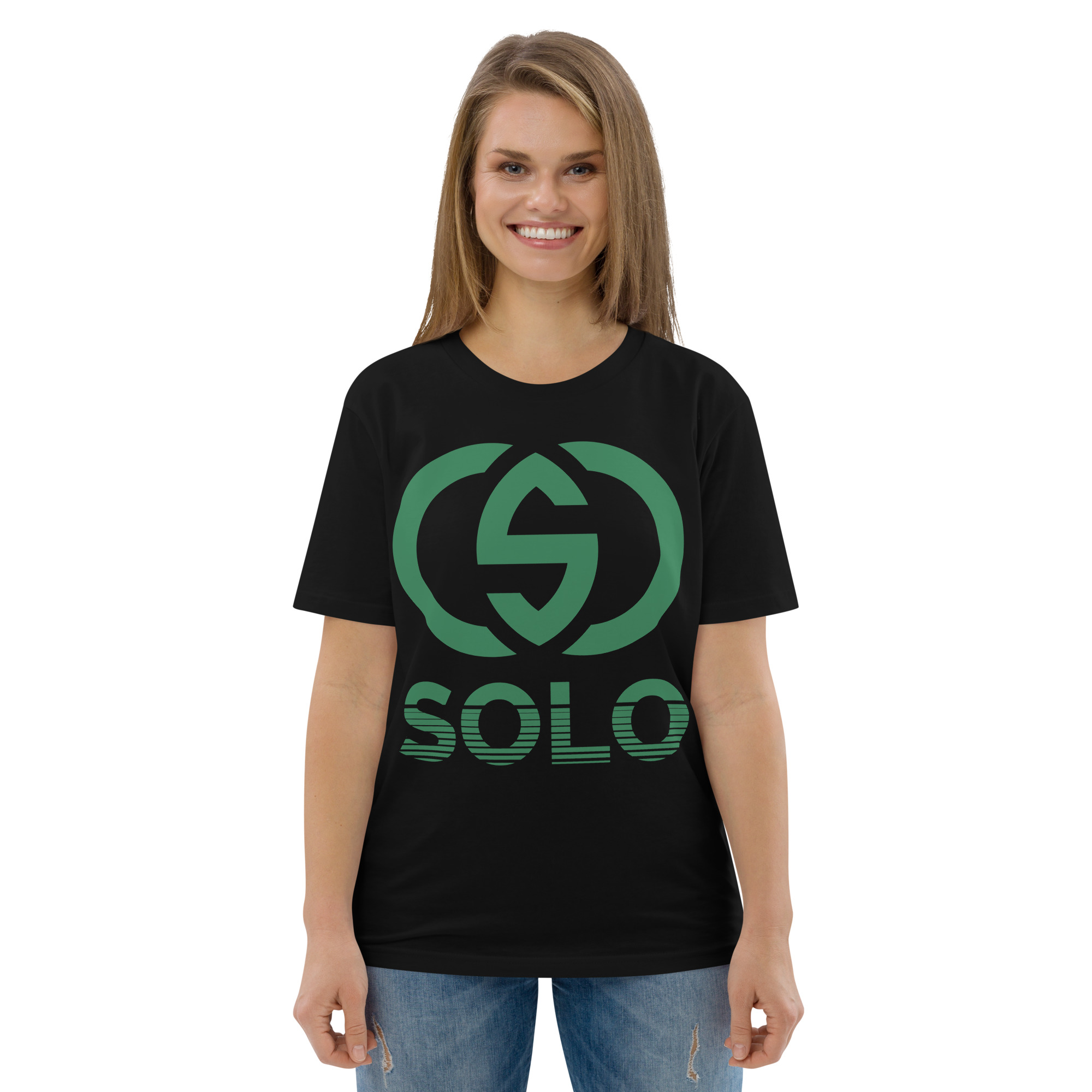 Shattered Logo | Unisex Organic Cotton Tee - Image 2