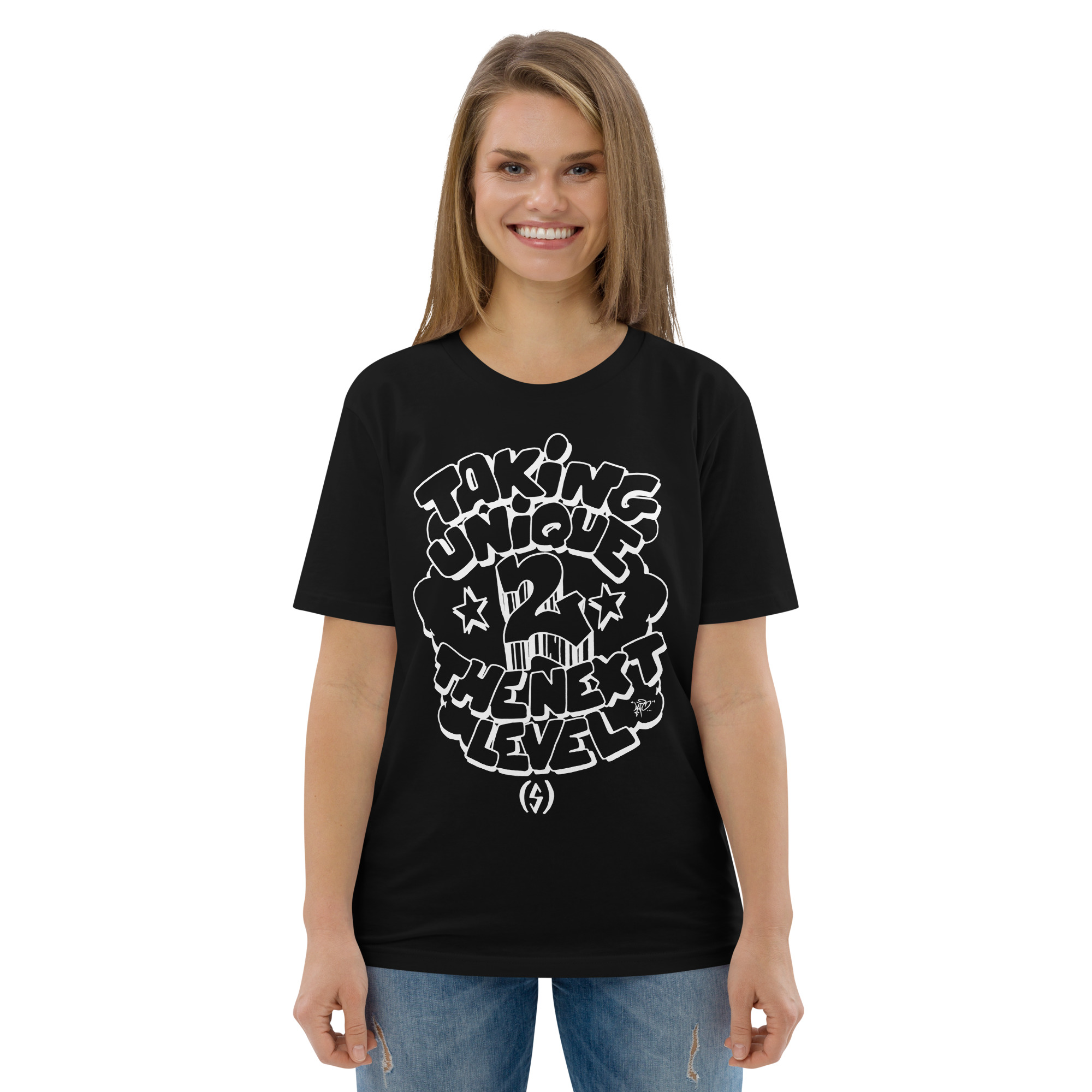 Taking Unique 2 The Next Level | Unisex Organic Cotton Tee - Image 2