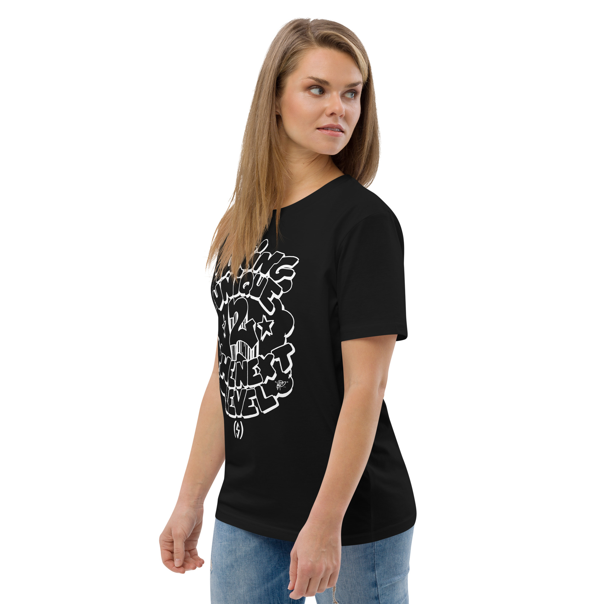 Taking Unique 2 The Next Level | Unisex Organic Cotton Tee - Image 6