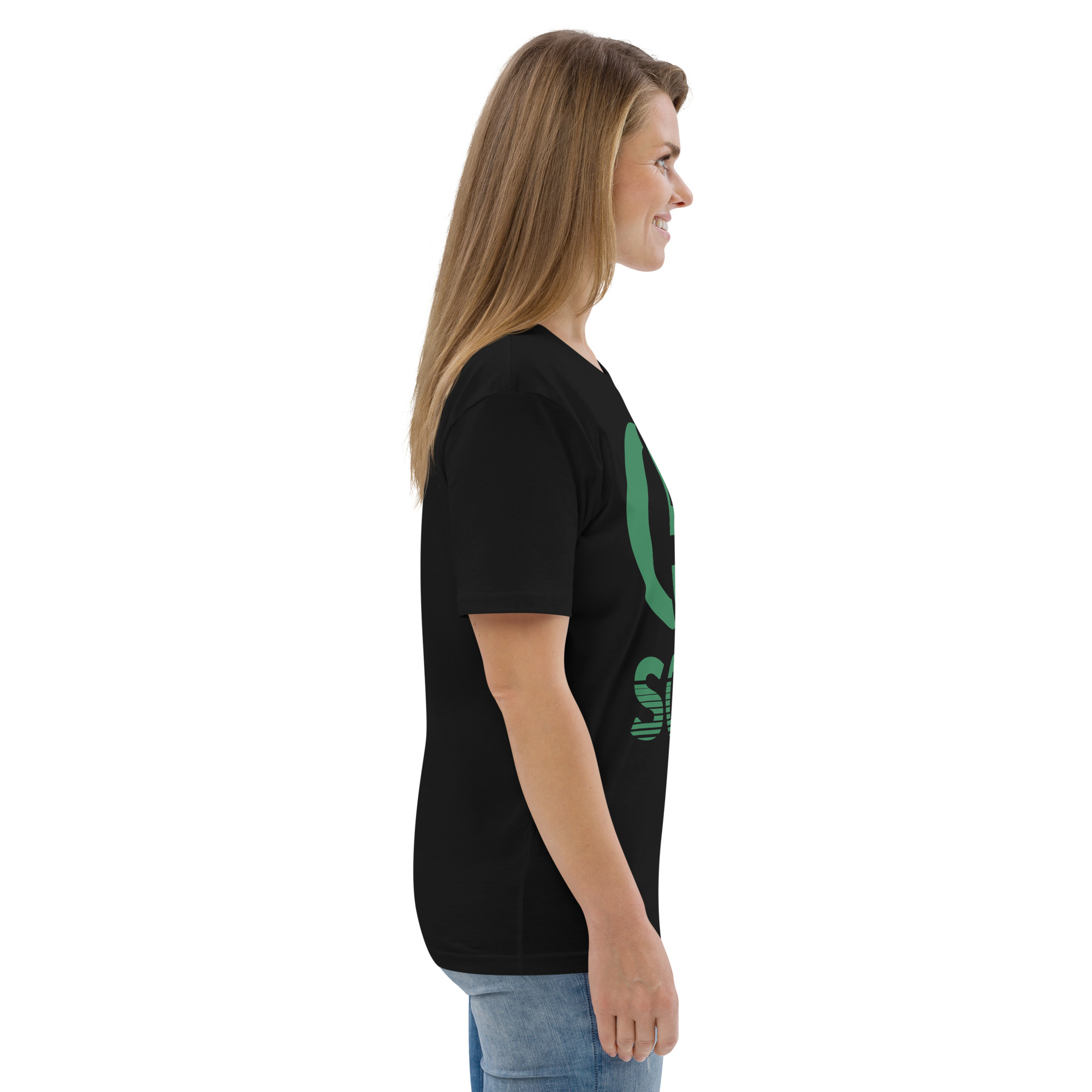 Shattered Logo | Unisex Organic Cotton Tee - Image 8