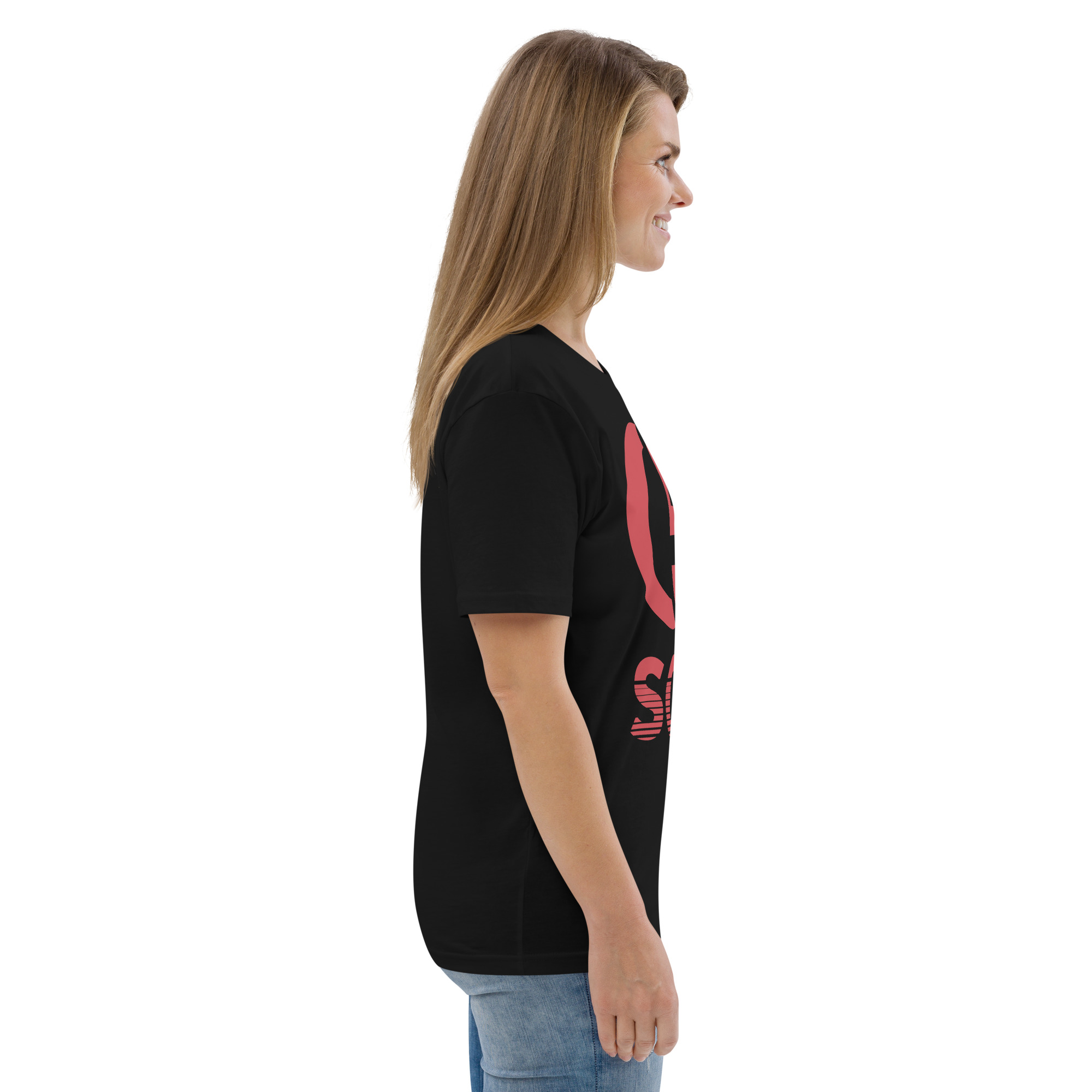 Shattered Logo | Unisex Organic Cotton Tee - Image 8