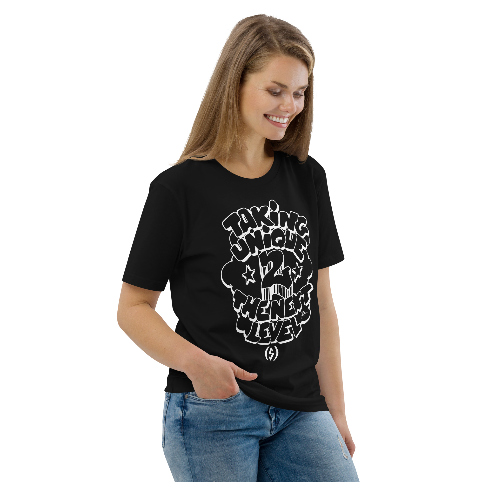 Taking Unique 2 The Next Level | Unisex Organic Cotton Tee - Image 7