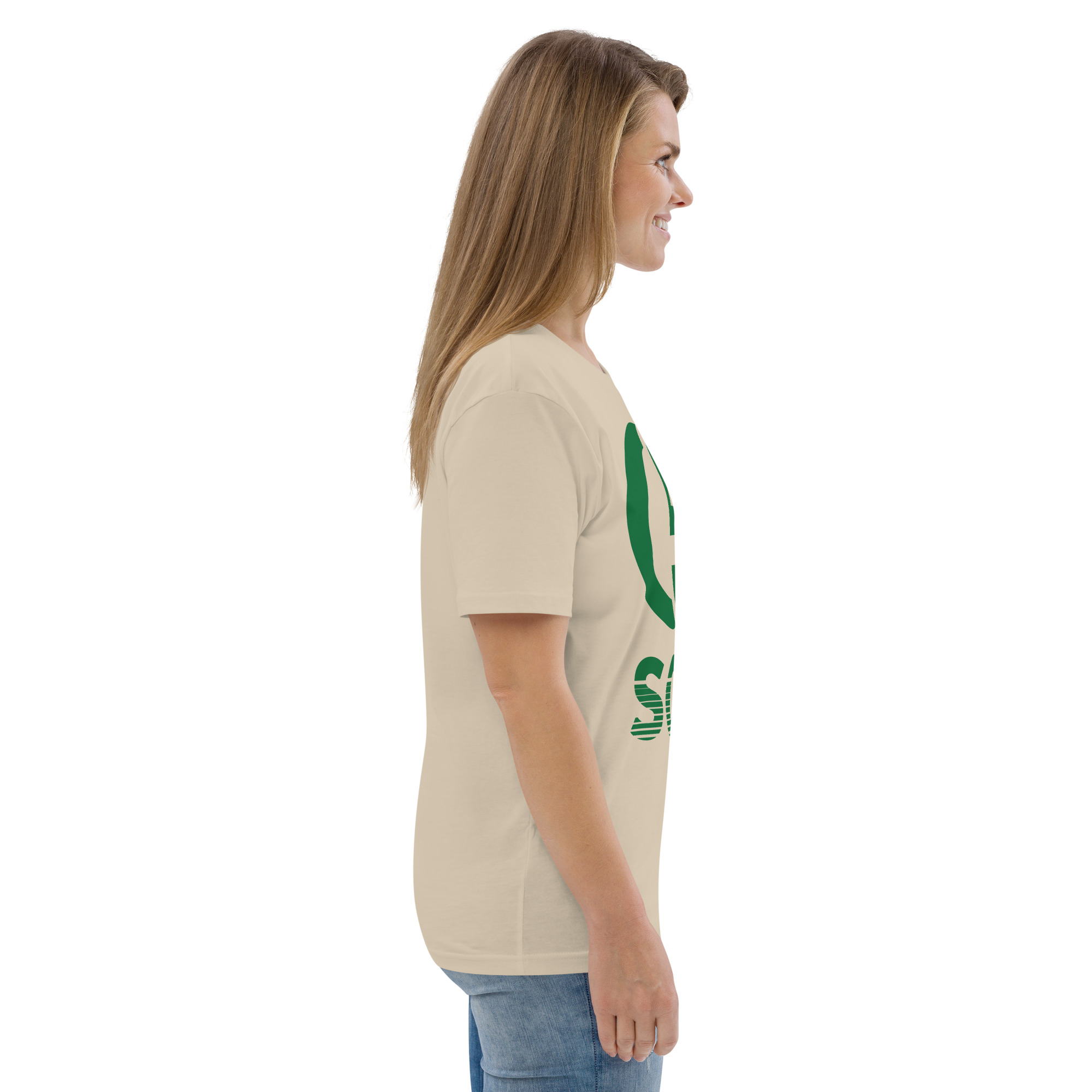 Shattered Logo | Unisex Organic Cotton Tee - Image 8
