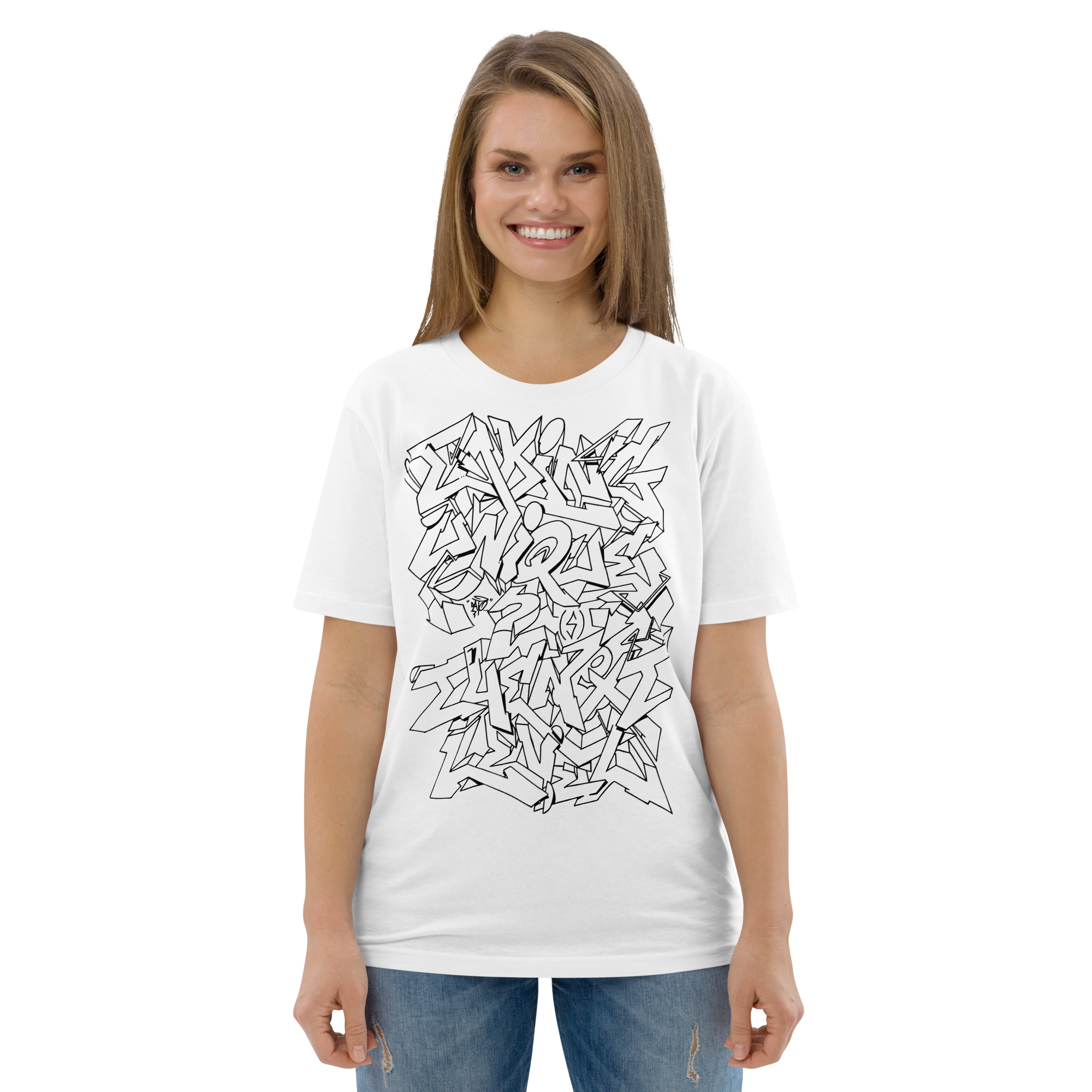 Taking Unique 2 The Next Level | Unisex Organic Cotton Tee - Image 2