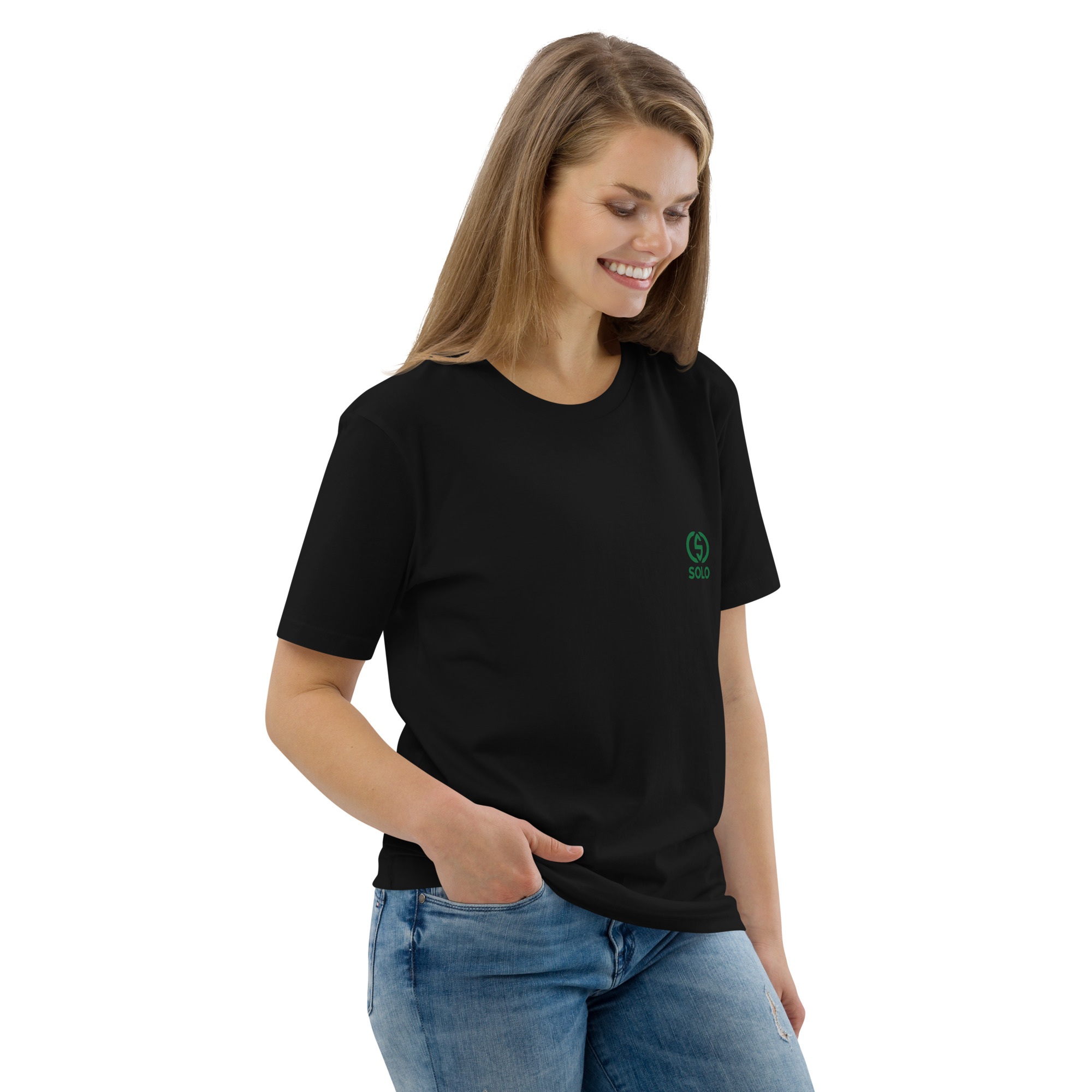 SOLO Logo | Unisex organic cotton tee - Image 7