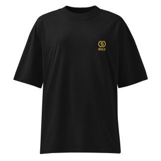SOLO Logo | Unisex organic oversized high neck tee