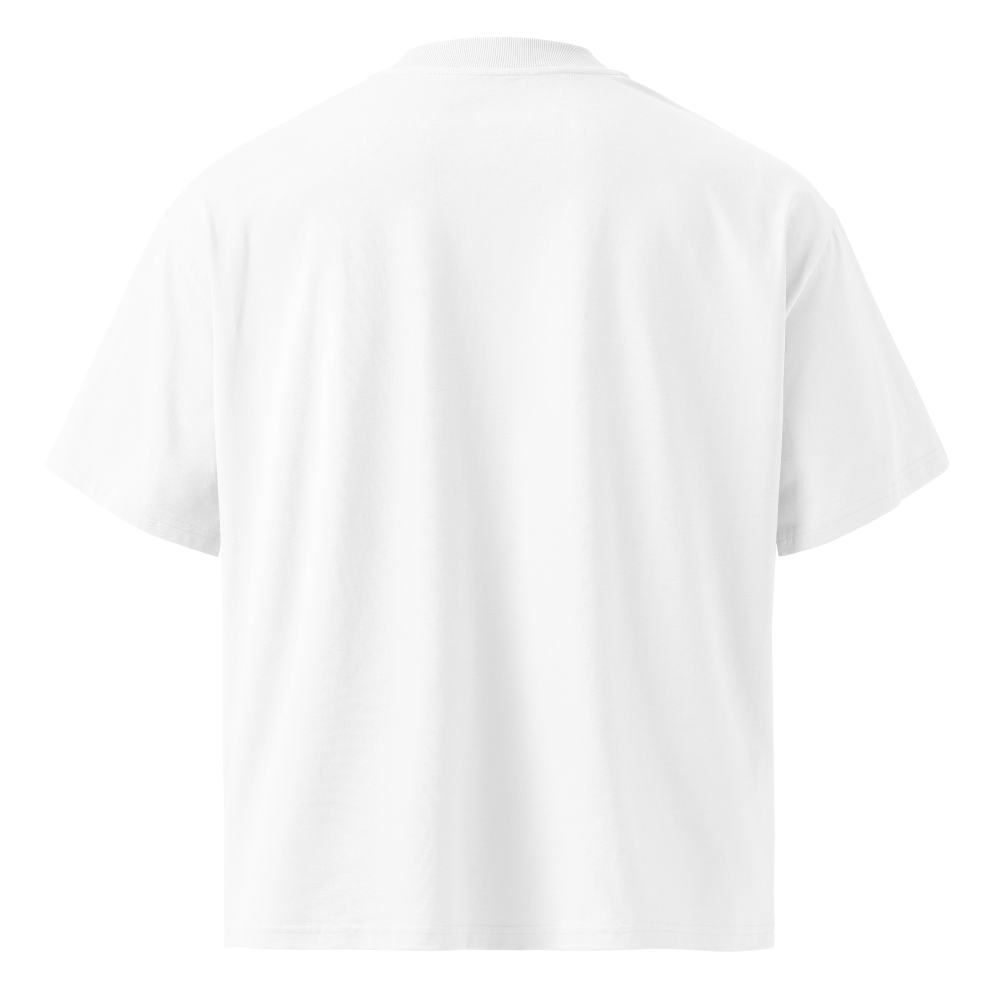 SOLO Logo | Unisex organic oversized high neck tee - Image 3