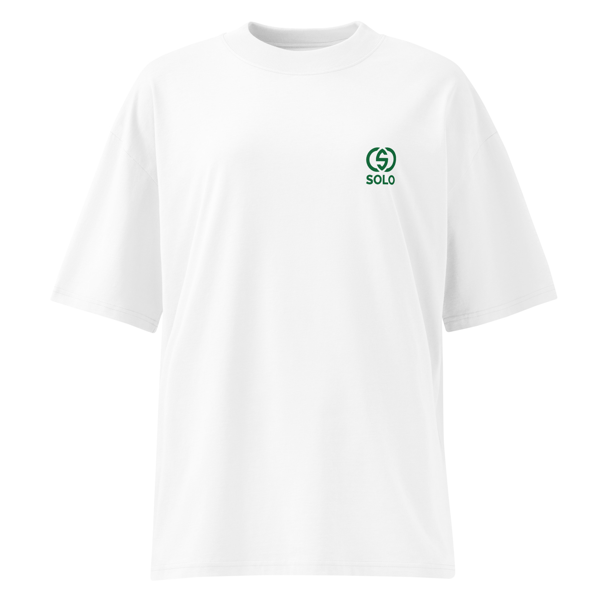 SOLO Logo | Unisex organic oversized high neck tee