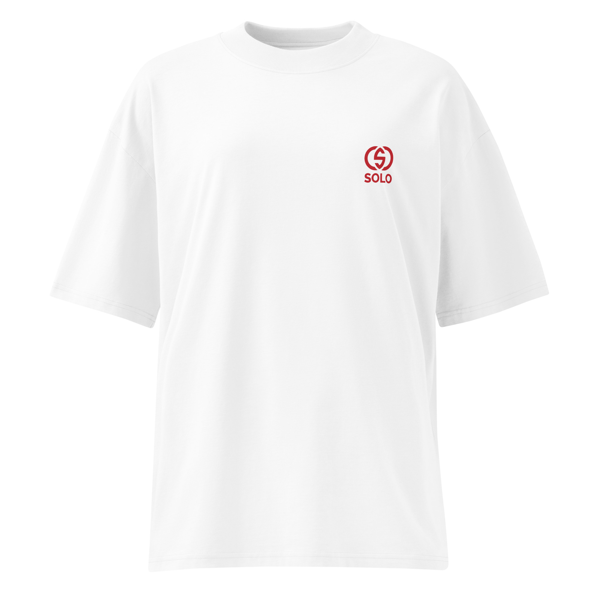 SOLO Logo | Unisex organic oversized high neck tee