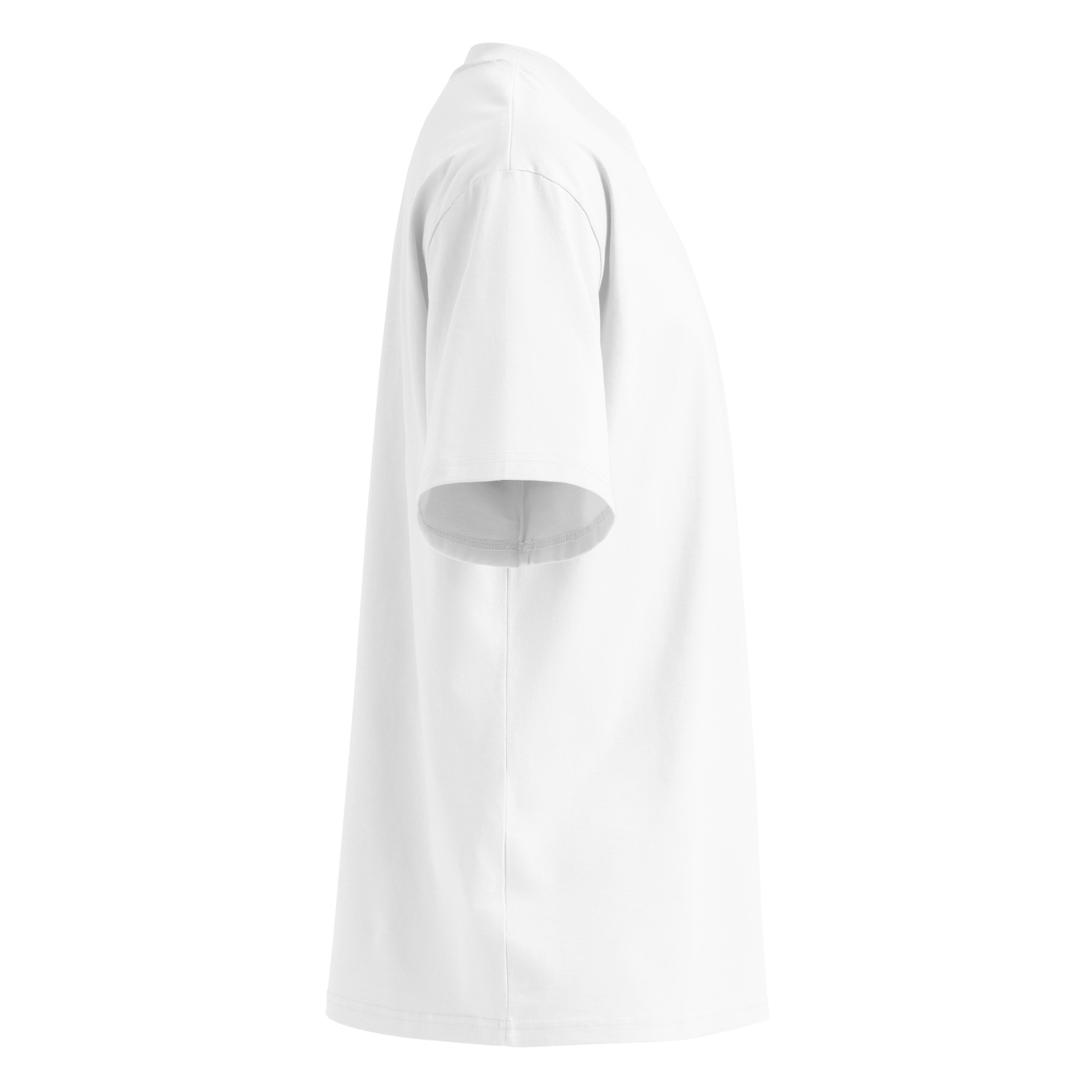 SOLO Logo | Unisex organic oversized high neck tee - Image 4